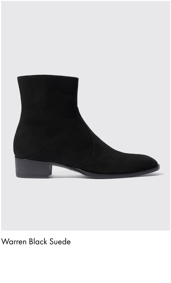 Warren Black Suede