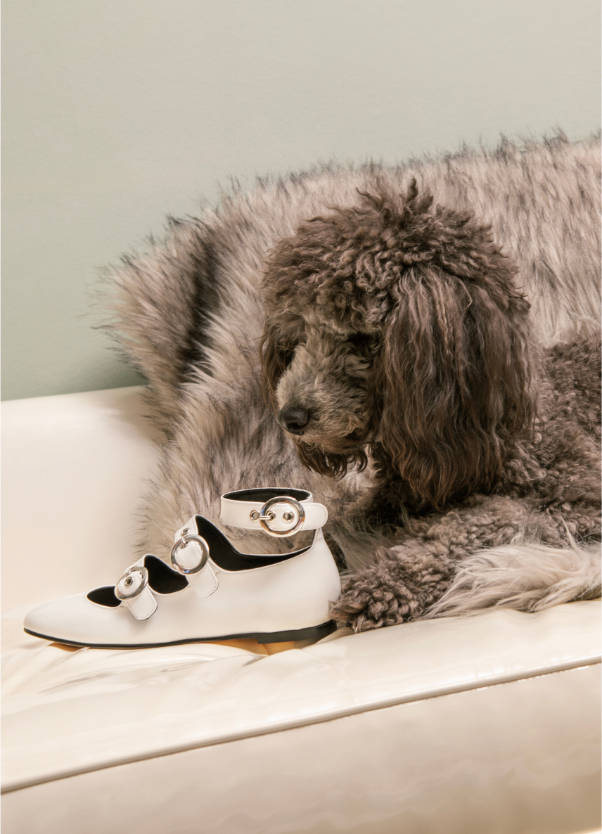 Linda II White Patent